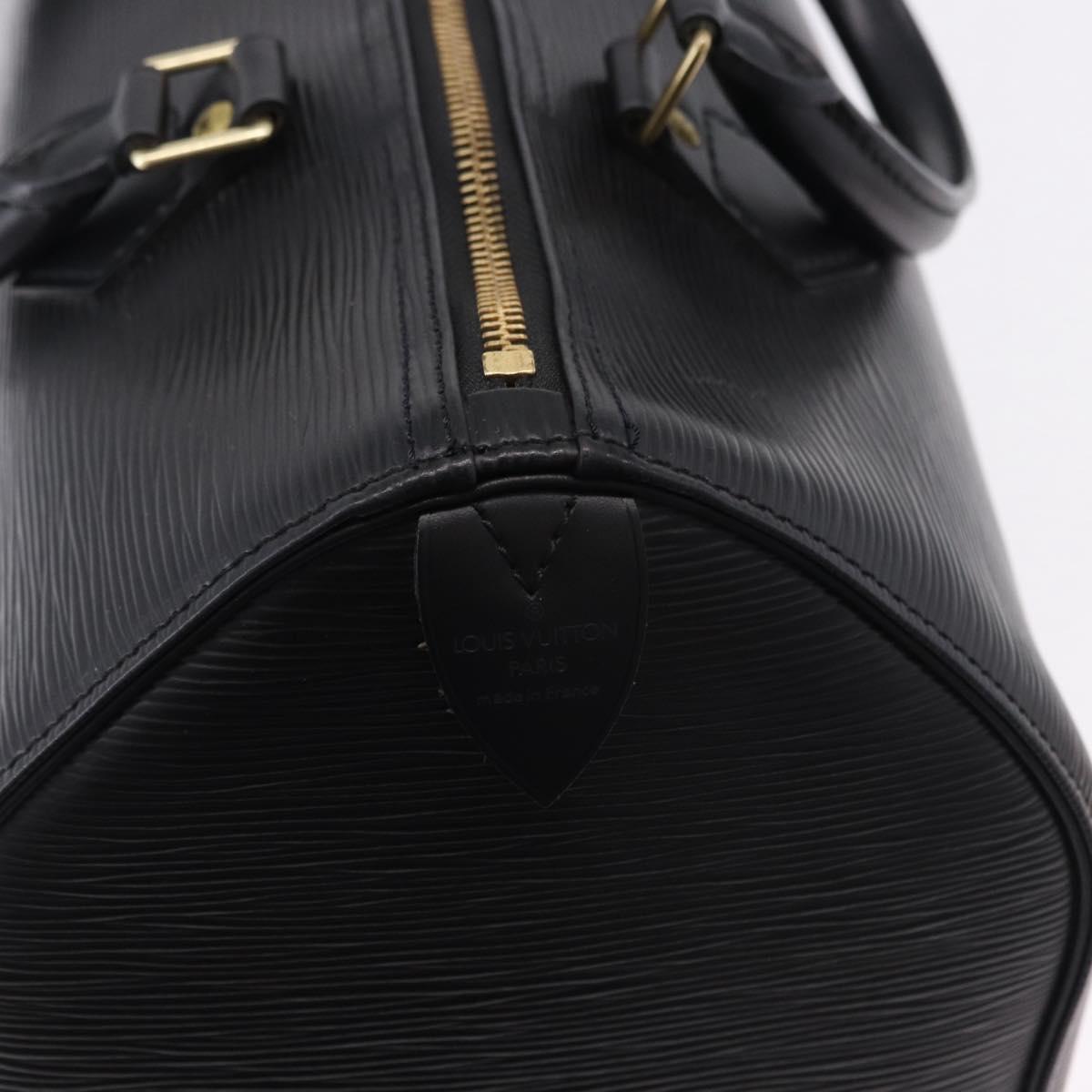 LOUIS VUITTON Epi Speedy 30 Hand Bag Noir Black M43002 LV Auth 190170SAV