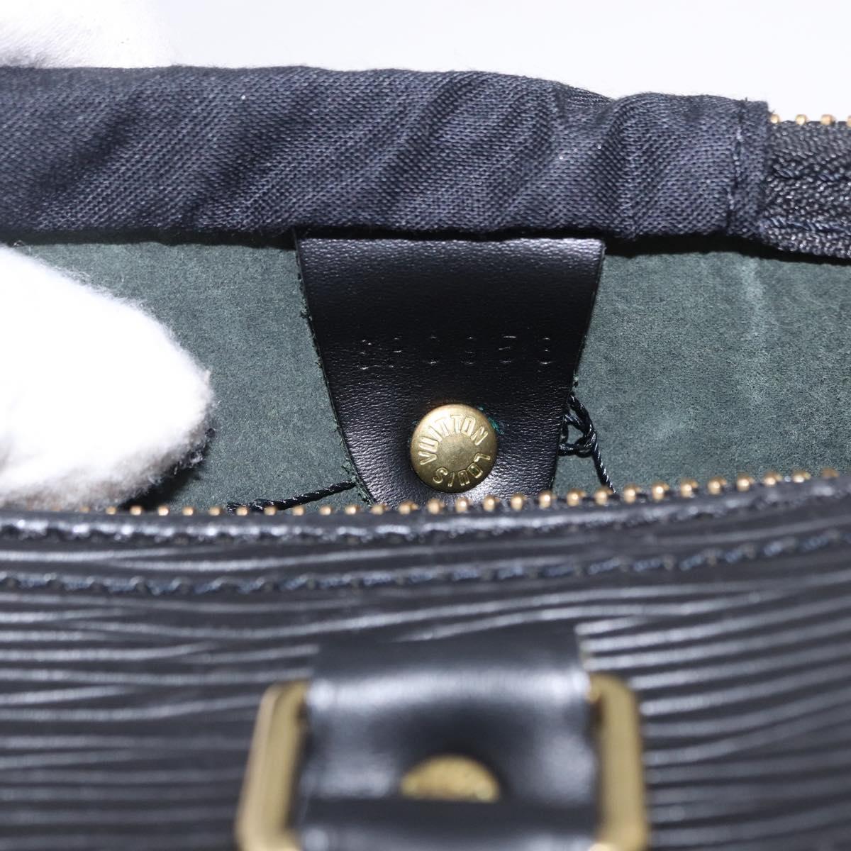 LOUIS VUITTON Epi Speedy 30 Hand Bag Noir Black M43002 LV Auth 190170SAV