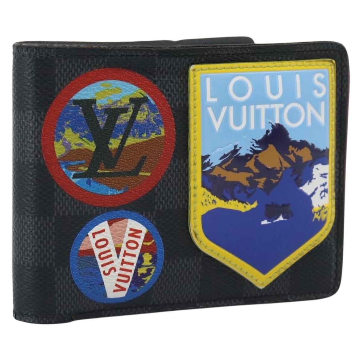 LOUIS VUITTON Damier Grafitte Portefeuille Multipull N60097 LV Auth 190173A