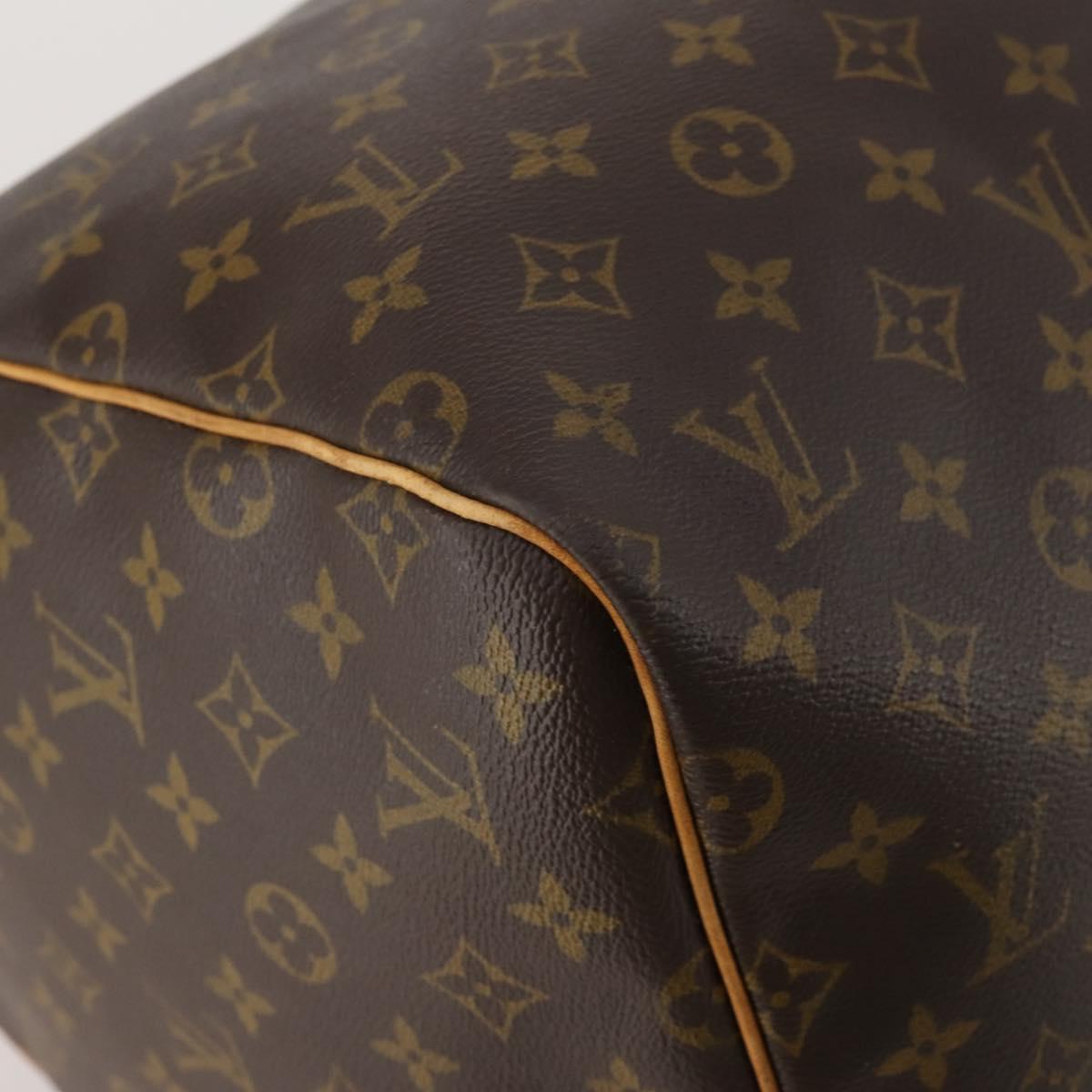 LOUIS VUITTON Monogram Keepall 55 Boston Bag M41424 LV Auth 190189