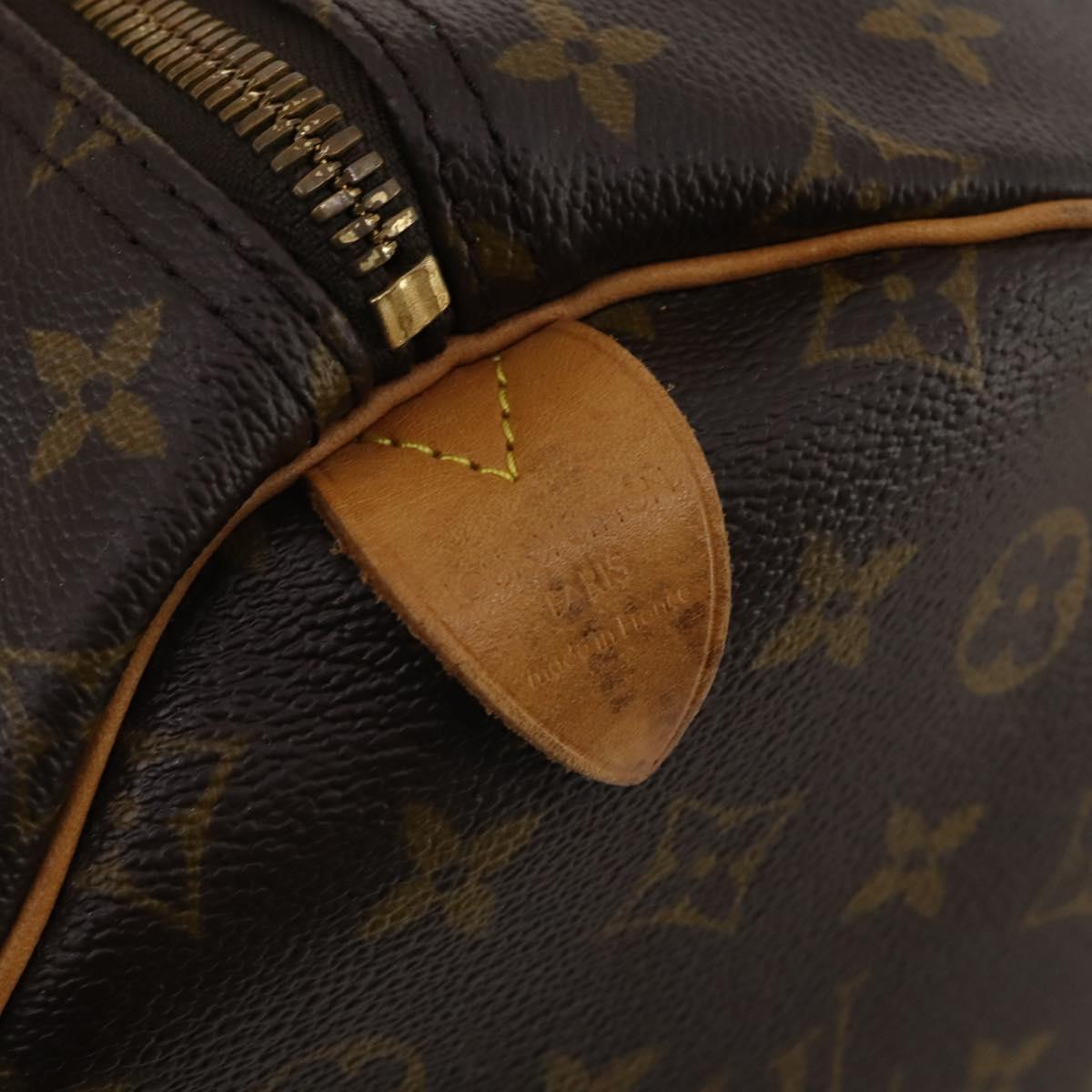 LOUIS VUITTON Monogram Keepall 55 Boston Bag M41424 LV Auth 190189