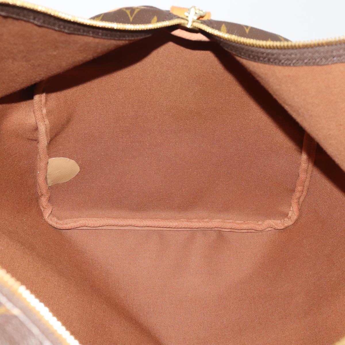 LOUIS VUITTON Monogram Keepall 55 Boston Bag M41424 LV Auth 190189