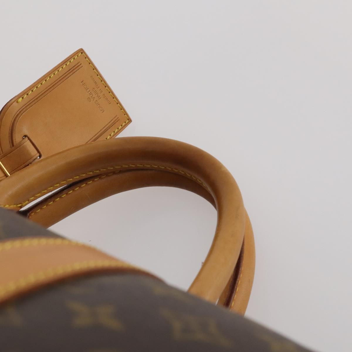 LOUIS VUITTON Monogram Keepall 55 Boston Bag M41424 LV Auth 190189