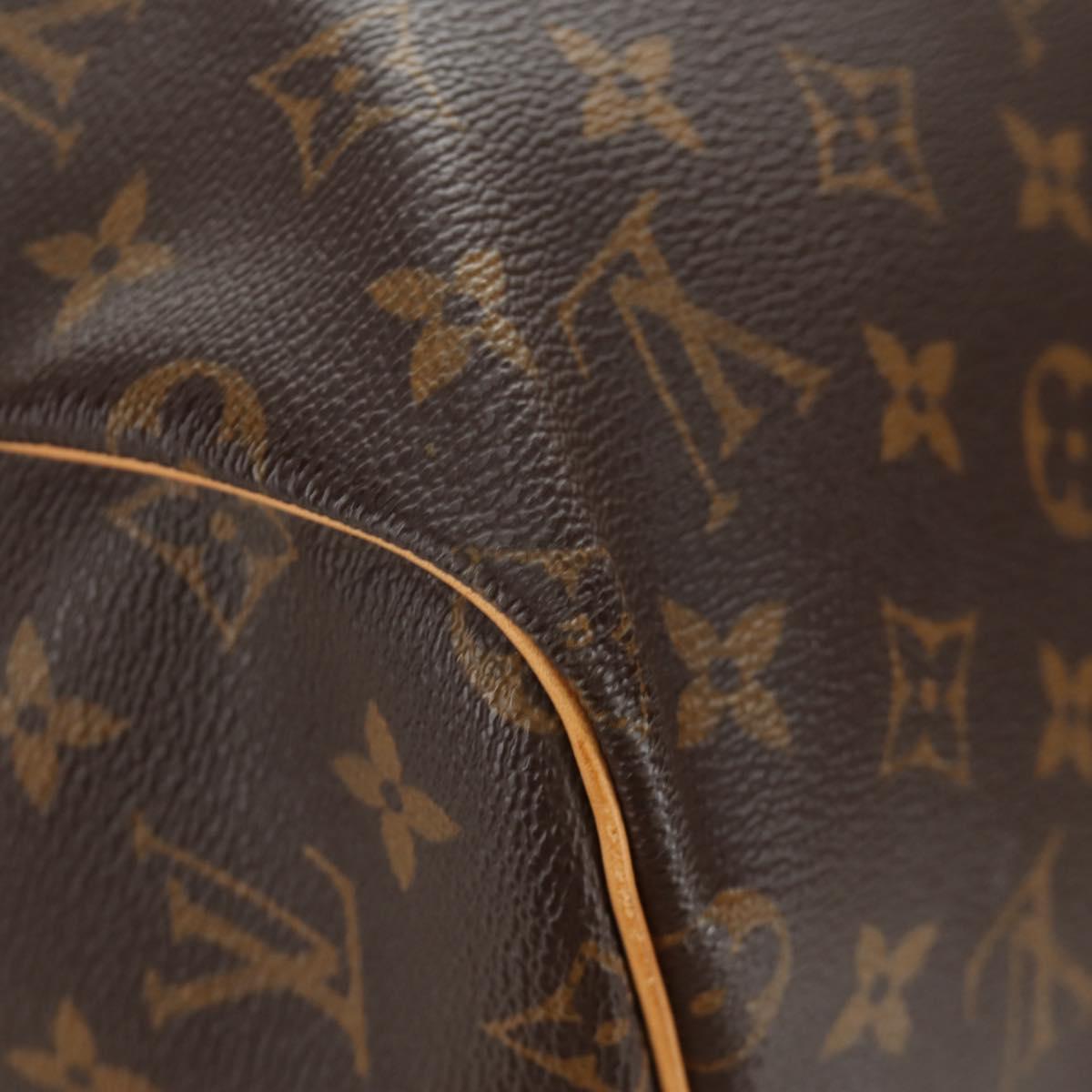 LOUIS VUITTON Monogram Keepall 55 Boston Bag M41424 LV Auth 190190V