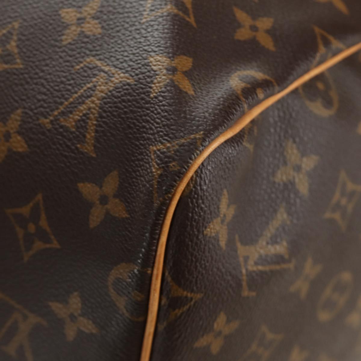 LOUIS VUITTON Monogram Keepall 55 Boston Bag M41424 LV Auth 190190V