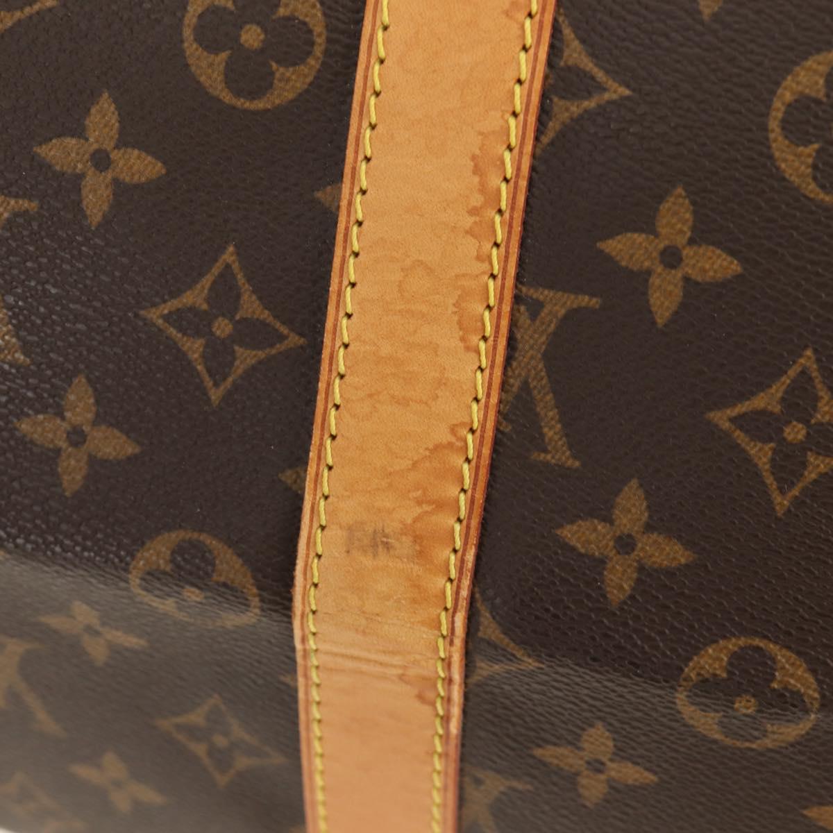 LOUIS VUITTON Monogram Keepall 55 Boston Bag M41424 LV Auth 190190V