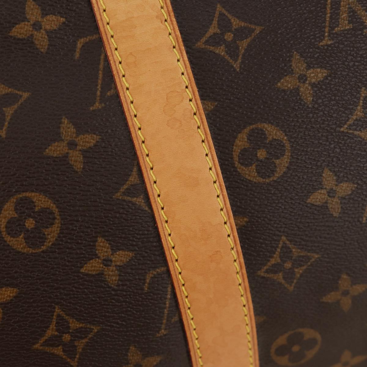 LOUIS VUITTON Monogram Keepall 55 Boston Bag M41424 LV Auth 190190V