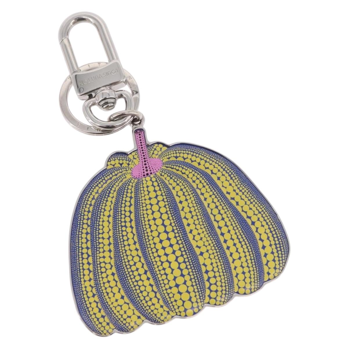 LOUIS VUITTON Porte Cles Pumpkin Charm Metal Yellow M01103 LV Auth 190202M