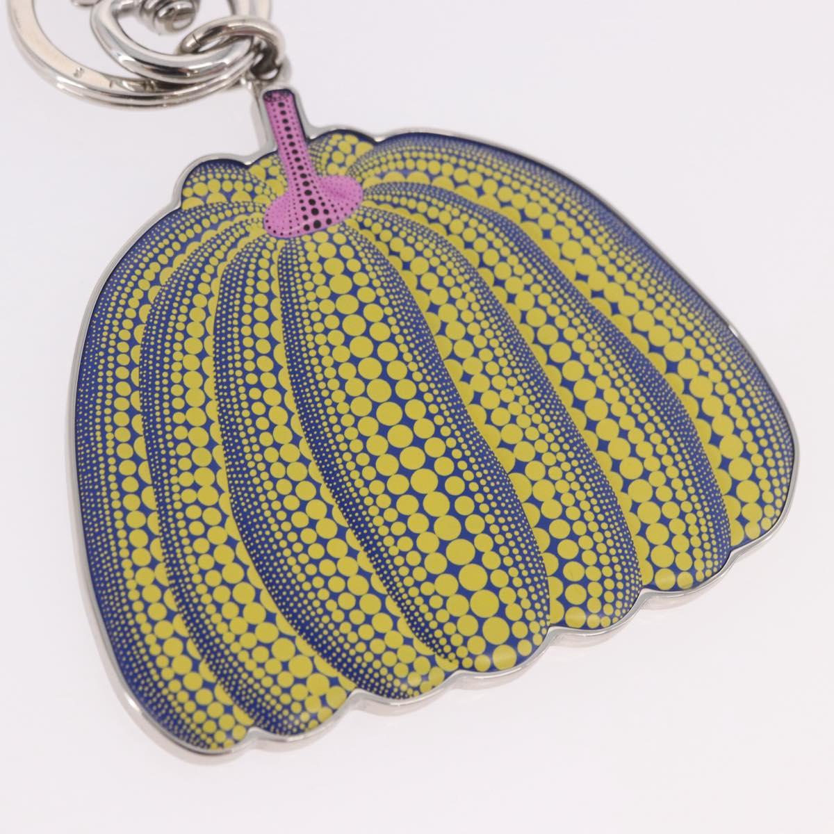 LOUIS VUITTON Porte Cles Pumpkin Charm Metal Yellow M01103 LV Auth 190202M