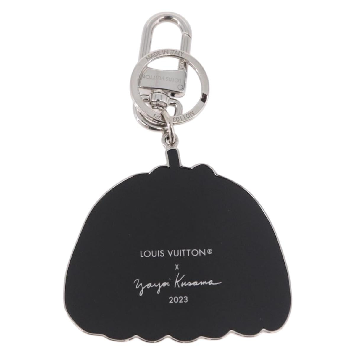 LOUIS VUITTON Porte Cles Pumpkin Charm Metal Yellow M01103 LV Auth 190202M