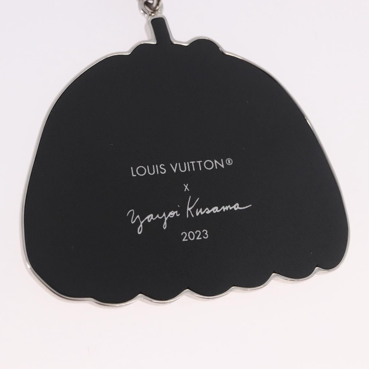 LOUIS VUITTON Porte Cles Pumpkin Charm Metal Yellow M01103 LV Auth 190202M