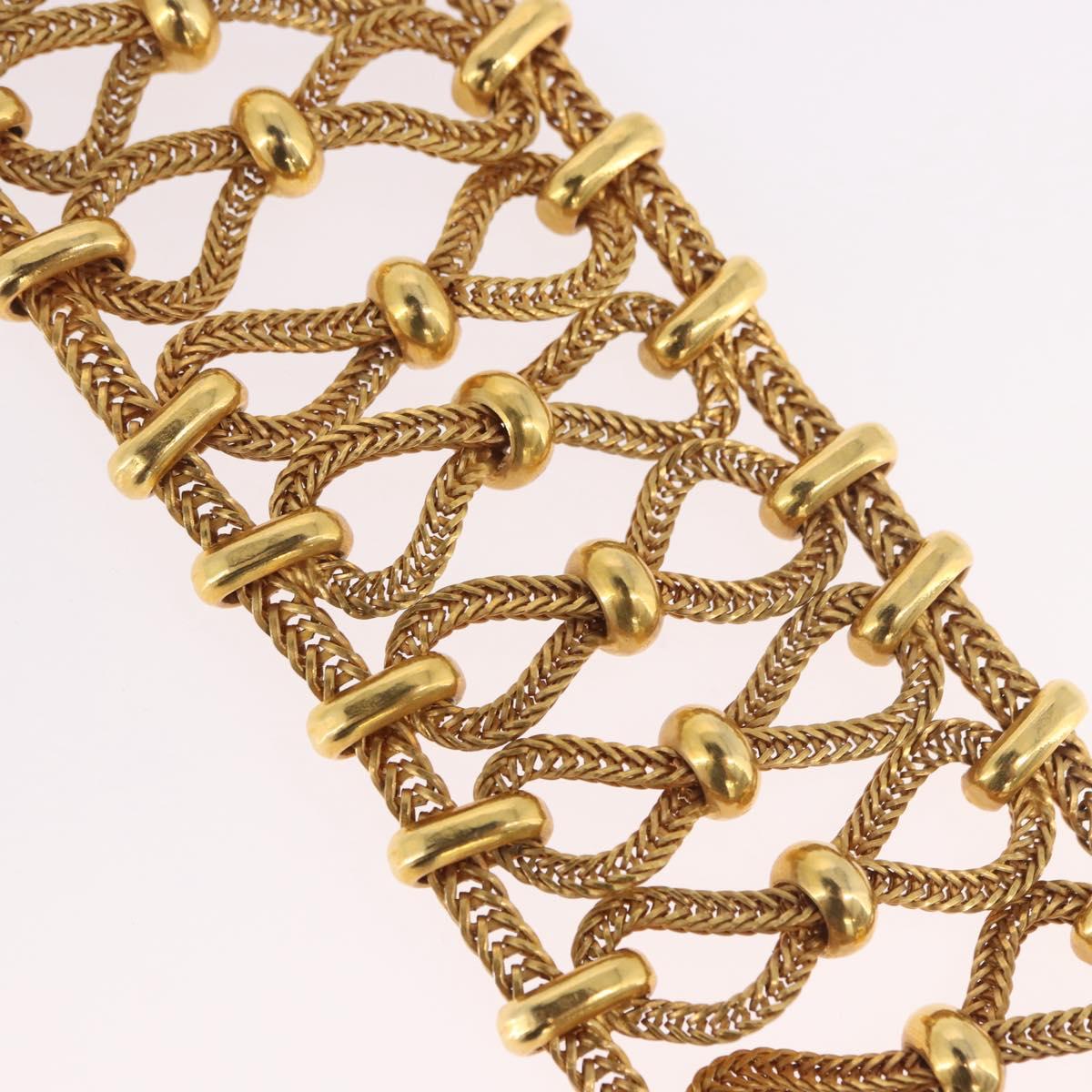 PRADA Bangle Bracelet metal Gold Tone Auth 190203M