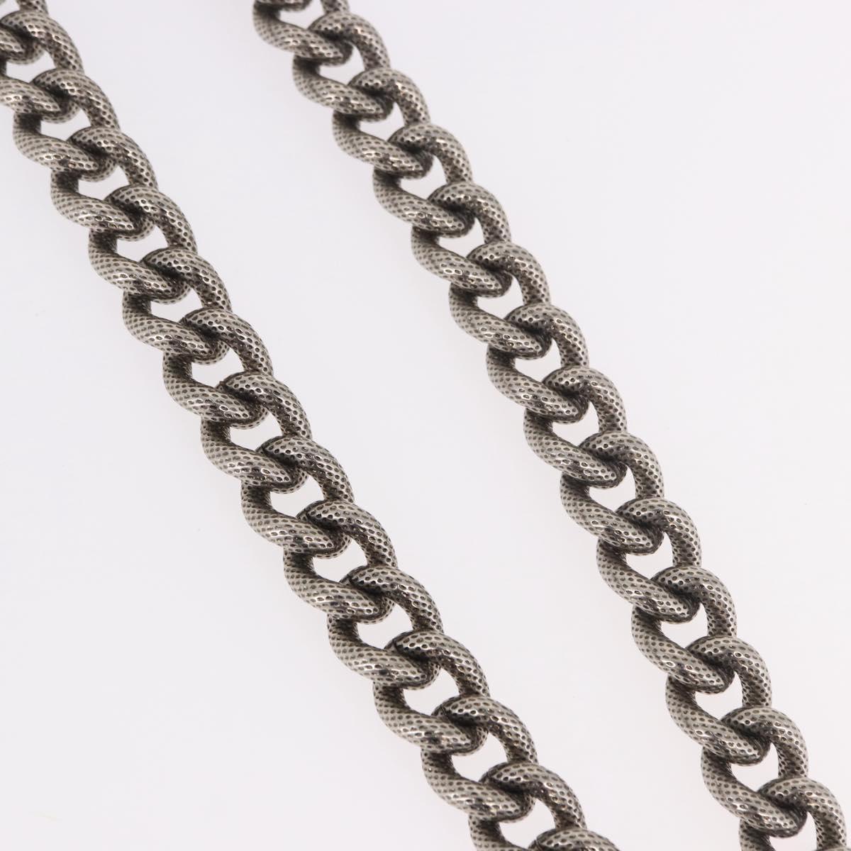 CELINE Bag Chain Shoulder Strap metal Silver CC Auth 190204