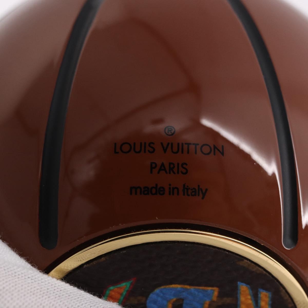LOUIS VUITTON Press Papier Basketball Object Plastic Brown LV Auth 190205SM