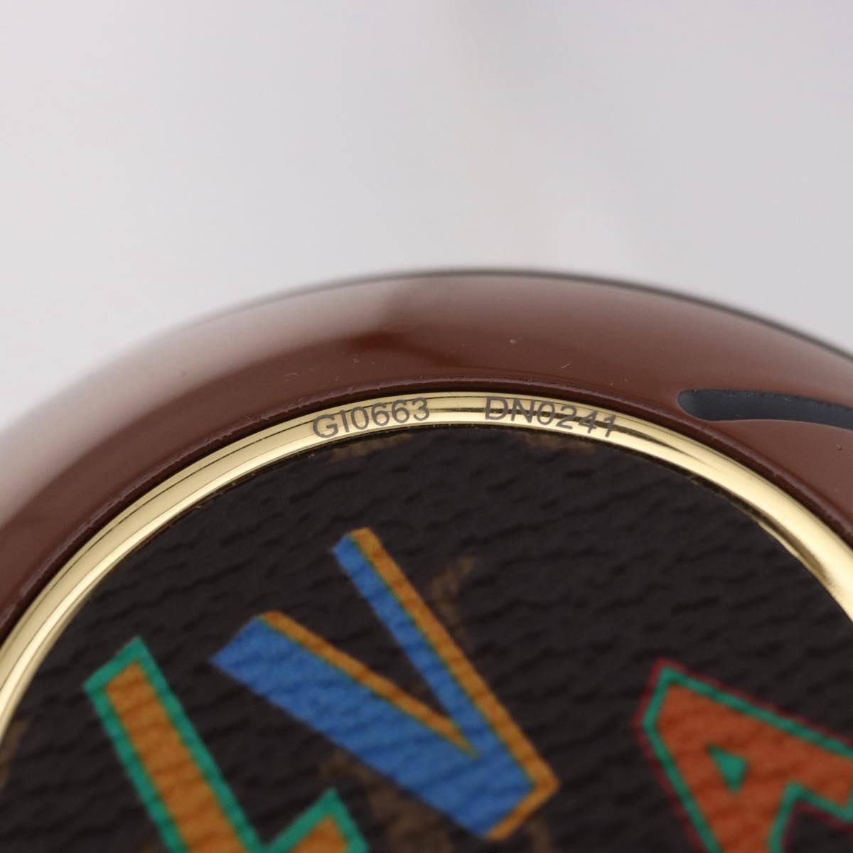 LOUIS VUITTON Press Papier Basketball Object Plastic Brown LV Auth 190205SM