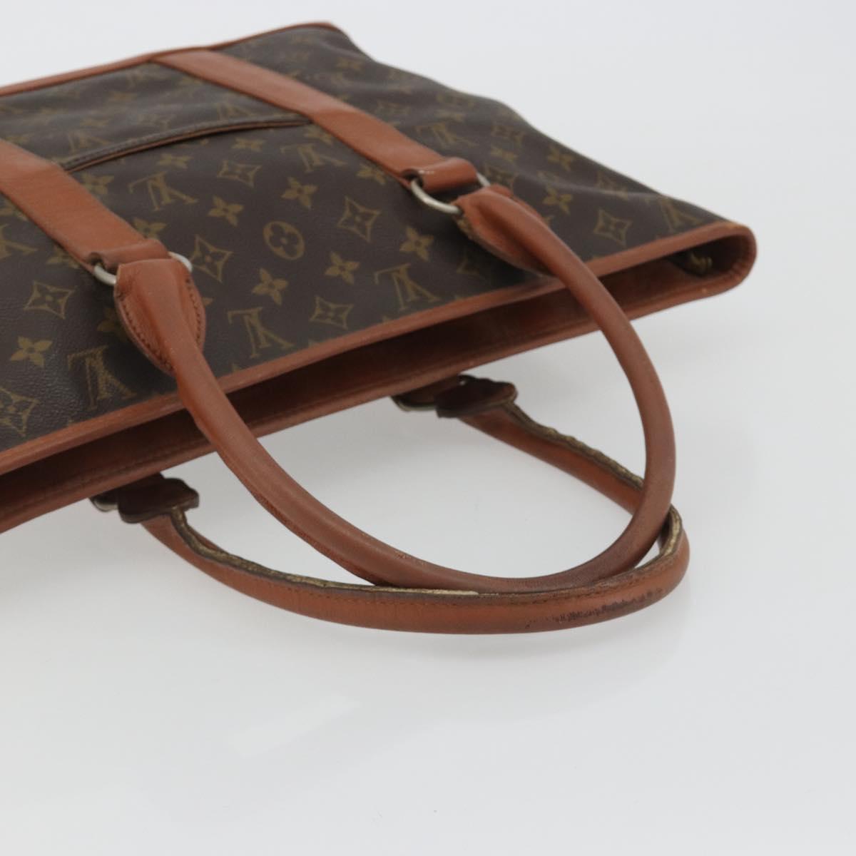 LOUIS VUITTON Monogram Sac Weekend PM Hand Bag M42425 LV Auth 190221