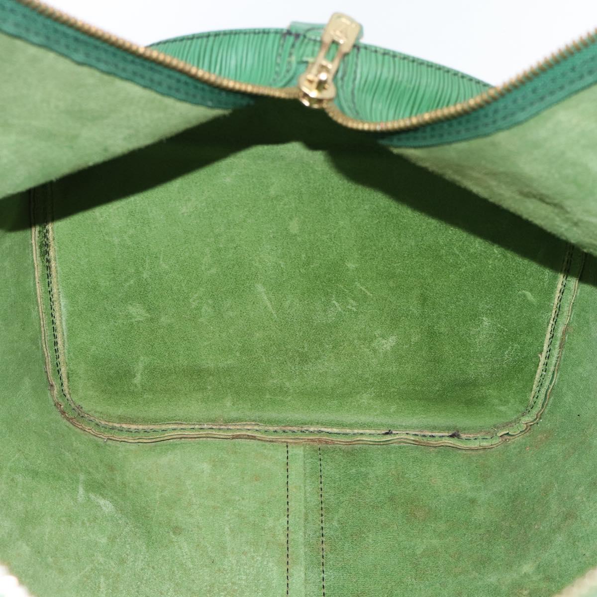 LOUIS VUITTON Epi Keepall 55 Boston Bag Green M42954 LV Auth 190222
