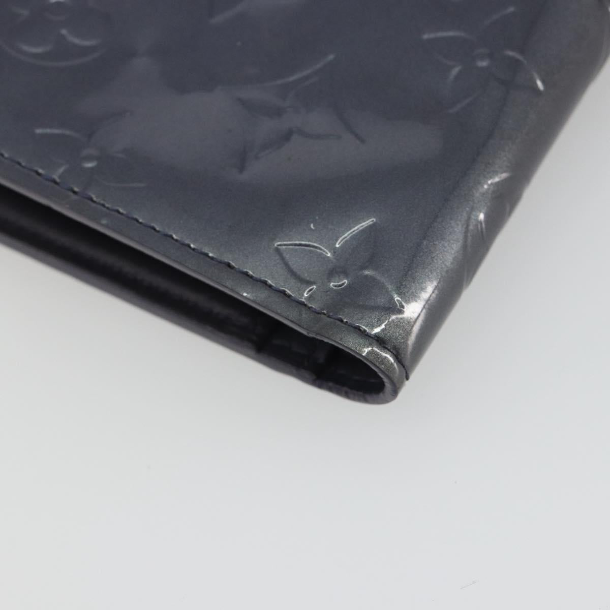 LOUIS VUITTON Vernis Porte Monnaie Viennois Wallet Violet LV Auth 190224A