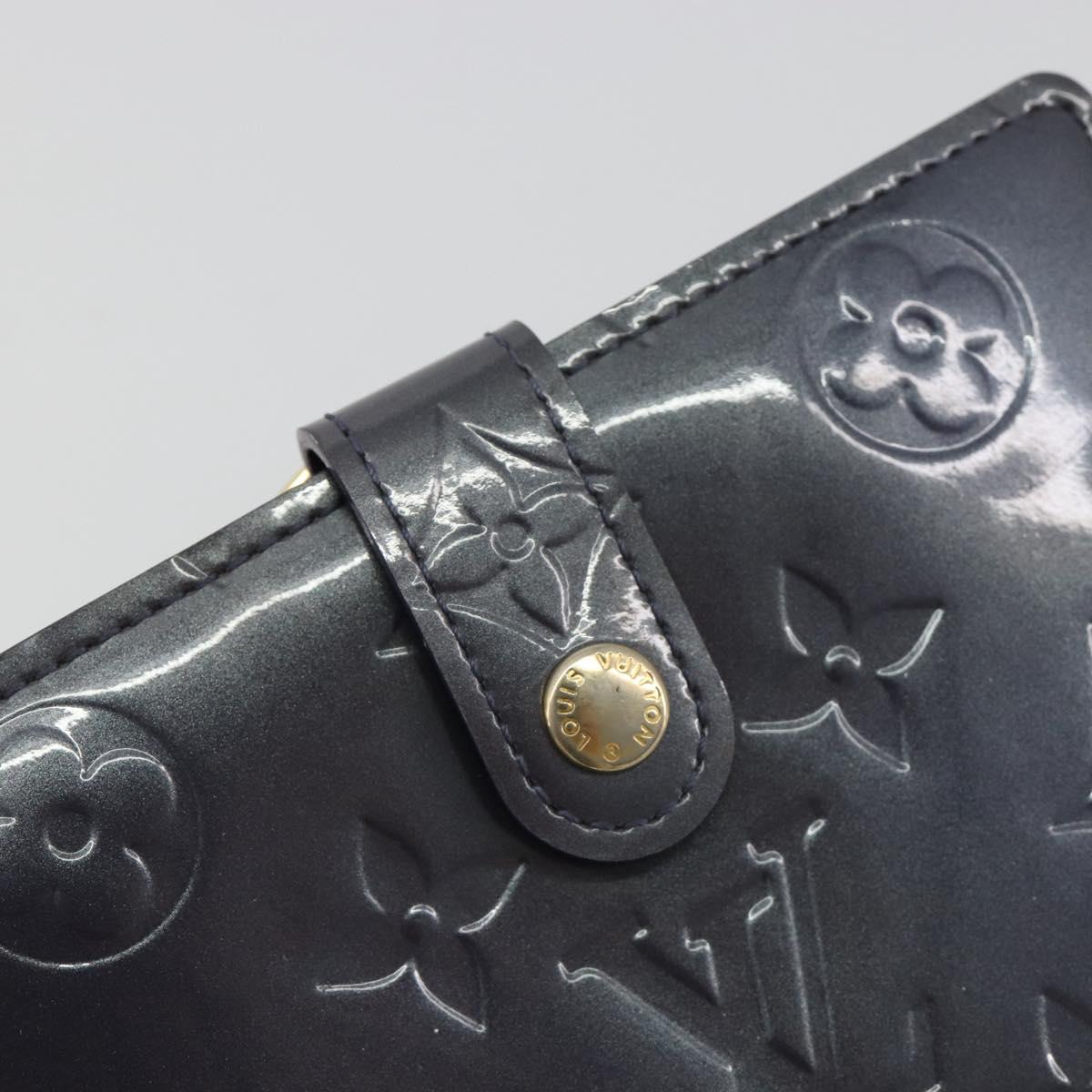LOUIS VUITTON Vernis Porte Monnaie Viennois Wallet Violet LV Auth 190224A