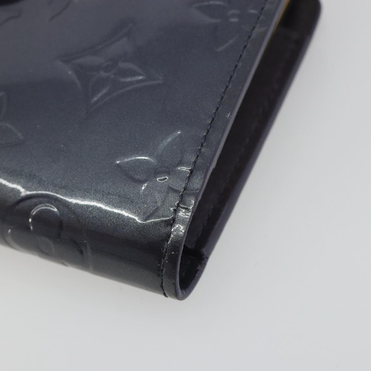 LOUIS VUITTON Vernis Porte Monnaie Viennois Wallet Violet LV Auth 190224A