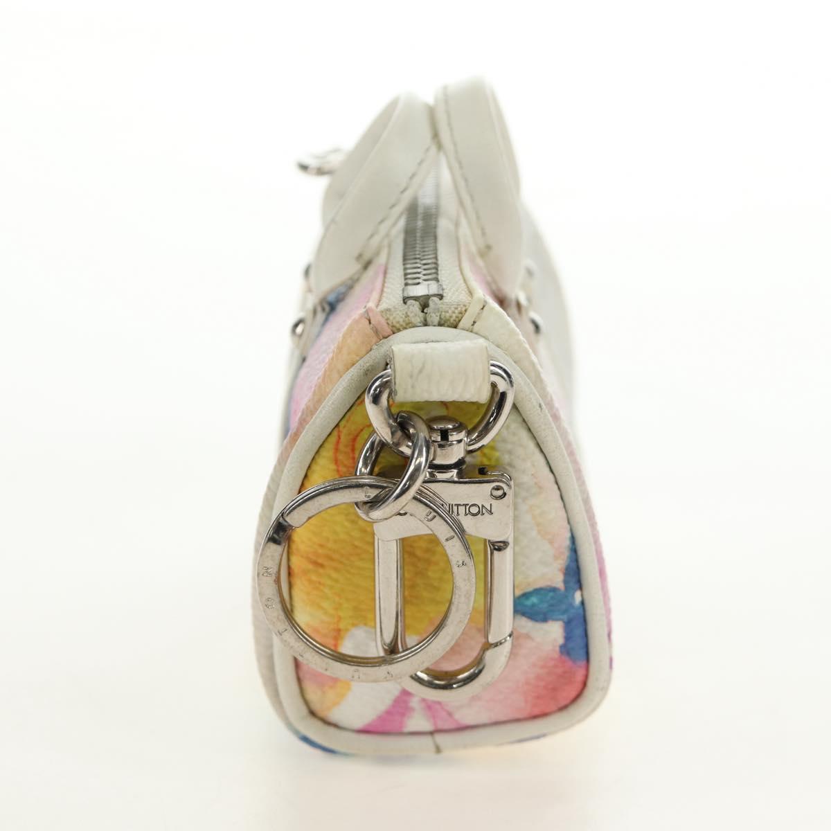 LOUIS VUITTON Watercolor Porte Cles Mini Keepall Key Holder MP2975 Auth 190229V