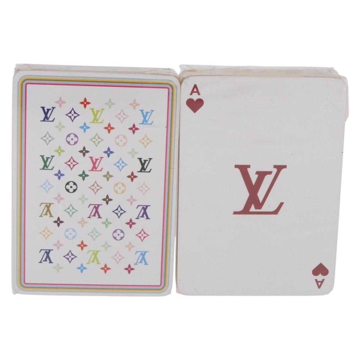 LOUIS VUITTON Playing Cards Paper Multicolor LV Auth 190230M