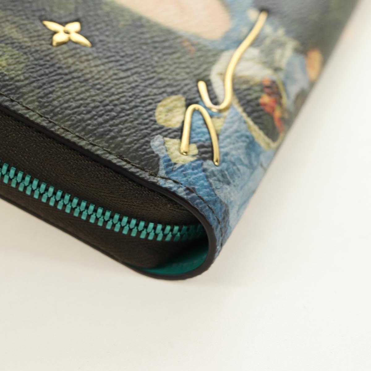 LOUIS VUITTON Masters Collection MONET Zippy Wallet M64602 LV Auth 190234SM