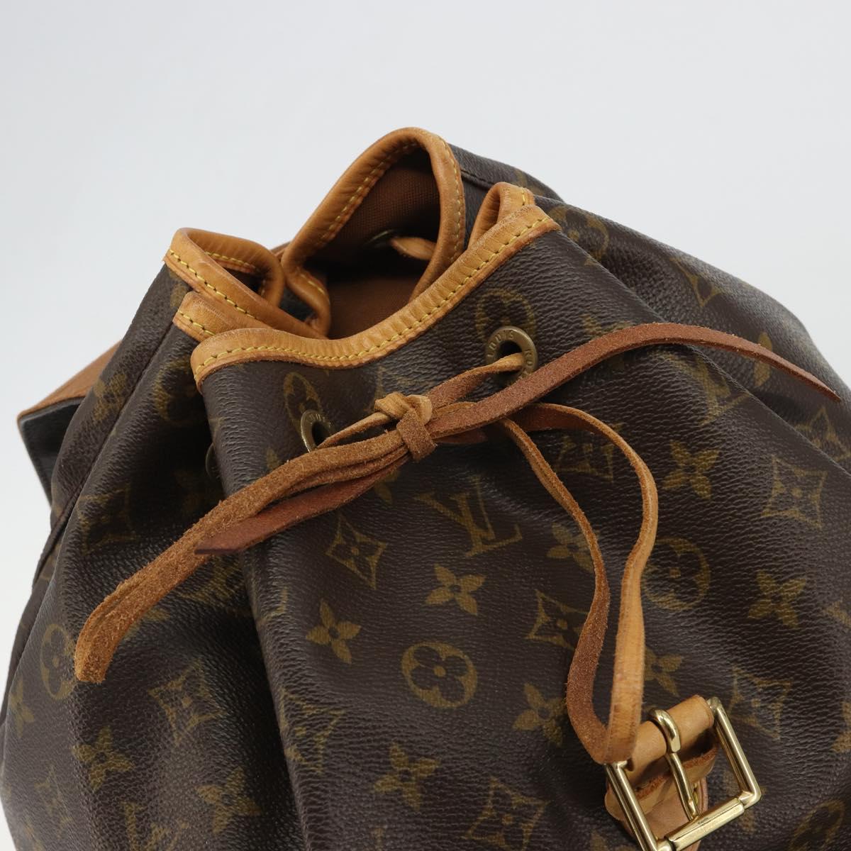 LOUIS VUITTON Monogram Montsouris GM Backpack M51135 LV Auth 190248