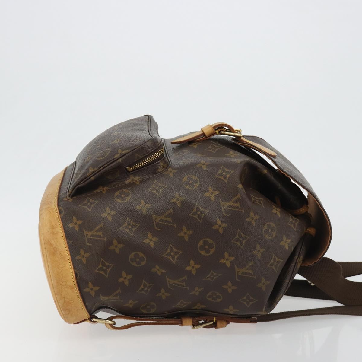 LOUIS VUITTON Monogram Montsouris GM Backpack M51135 LV Auth 190248