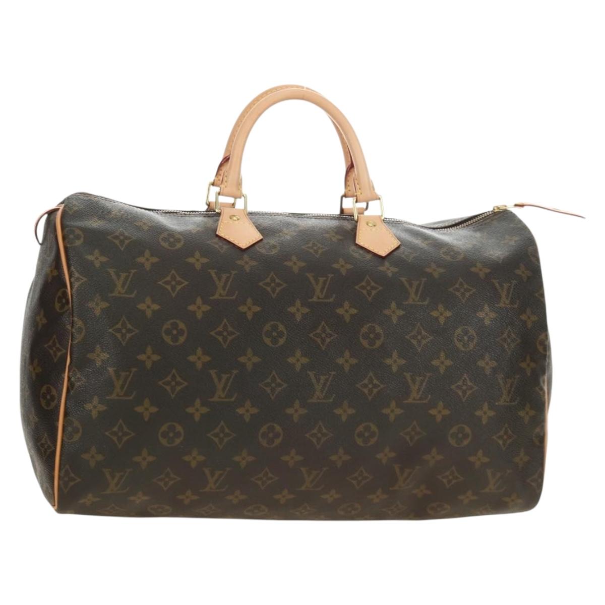 LOUIS VUITTON Monogram Speedy 40 Hand Bag M41522 LV Auth 190252V
