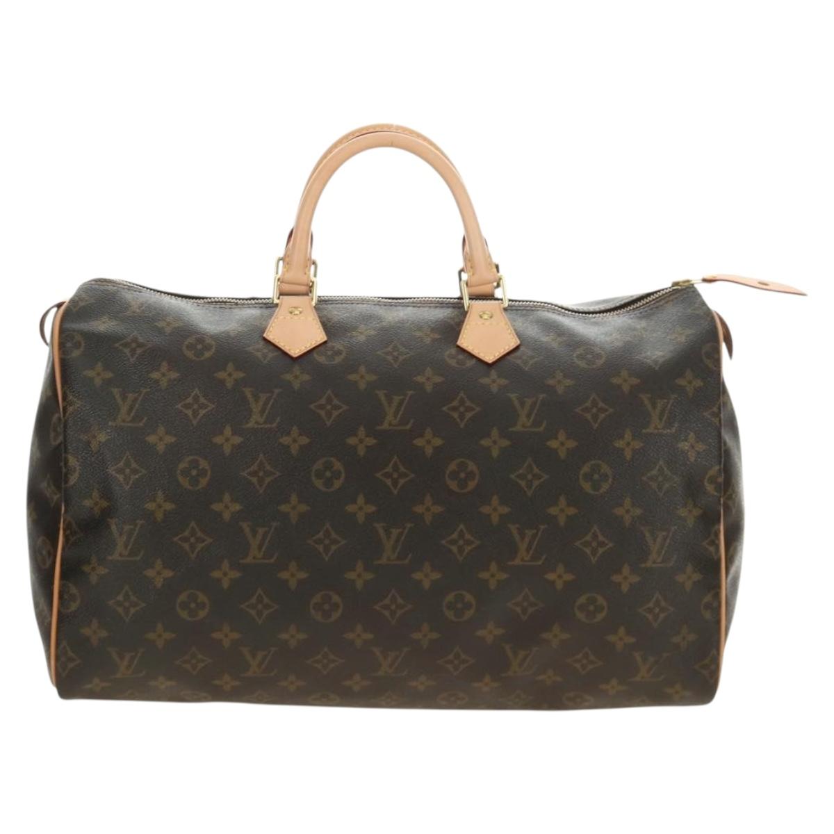 LOUIS VUITTON Monogram Speedy 40 Hand Bag M41522 LV Auth 190252V