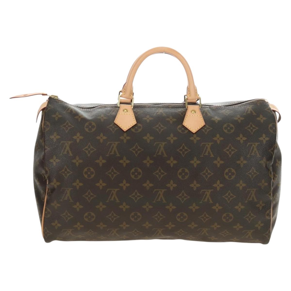 LOUIS VUITTON Monogram Speedy 40 Hand Bag M41522 LV Auth 190252V