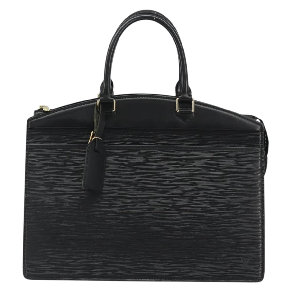 LOUIS VUITTON Epi Riviera Hand Bag Black LV Auth 190272