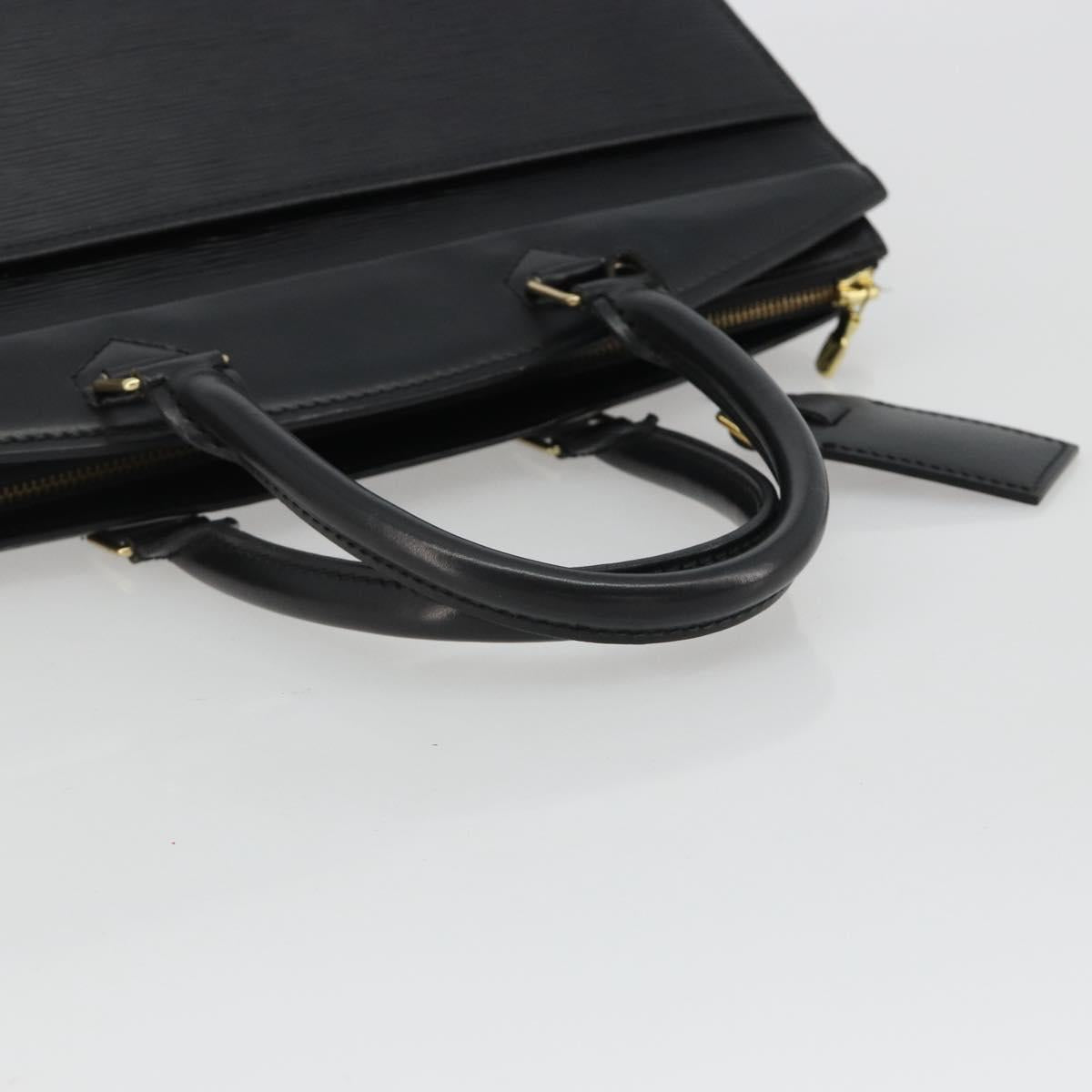LOUIS VUITTON Epi Riviera Hand Bag Black LV Auth 190272