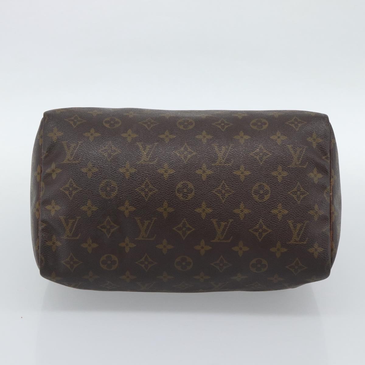 LOUIS VUITTON Monogram Speedy 30 Hand Bag M41526 LV Auth 190274