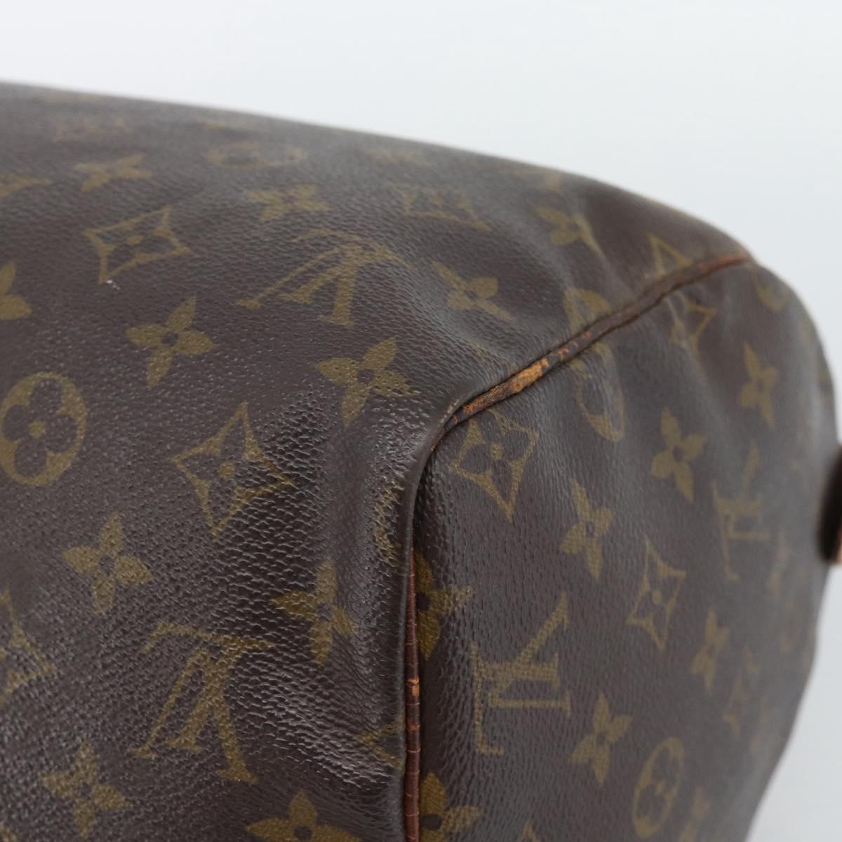 LOUIS VUITTON Monogram Speedy 30 Hand Bag M41526 LV Auth 190274
