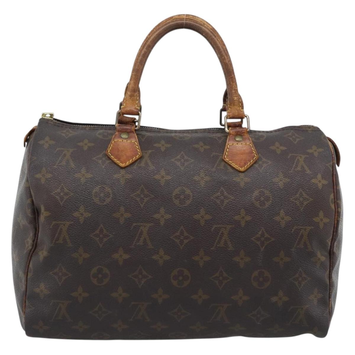 LOUIS VUITTON Monogram Speedy 30 Hand Bag M41526 LV Auth 190274
