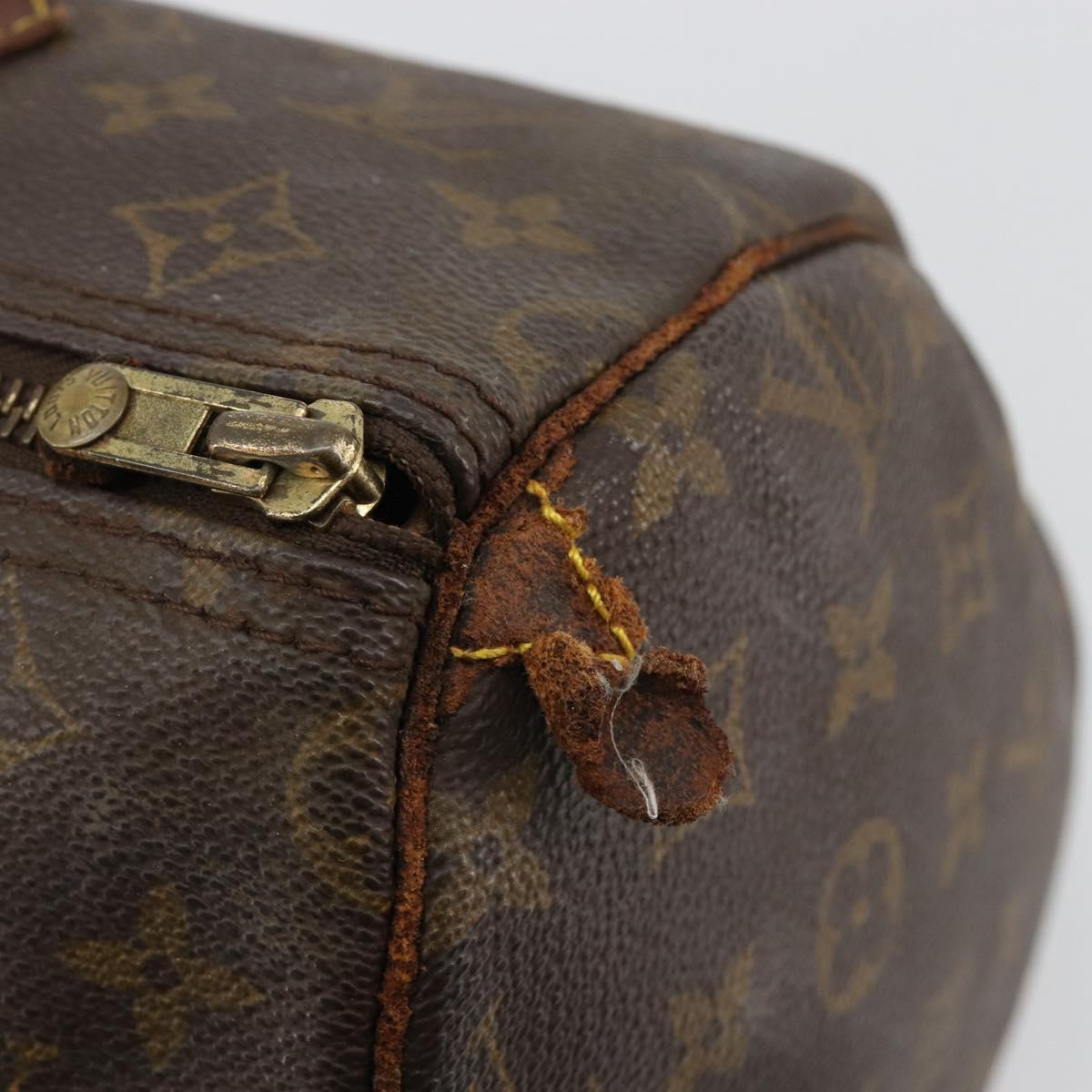 LOUIS VUITTON Monogram Speedy 30 Hand Bag M41526 LV Auth 190281