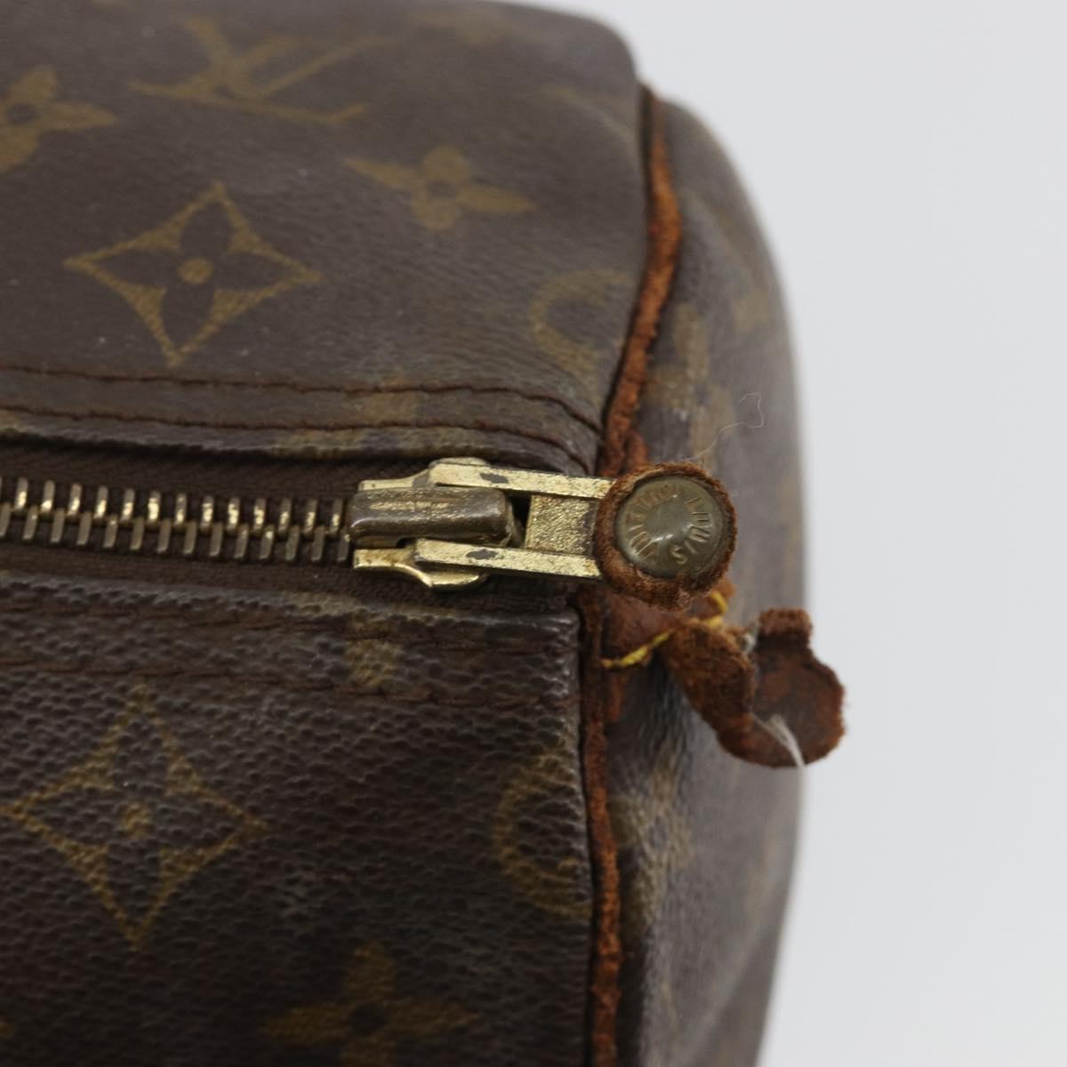 LOUIS VUITTON Monogram Speedy 30 Hand Bag M41526 LV Auth 190281
