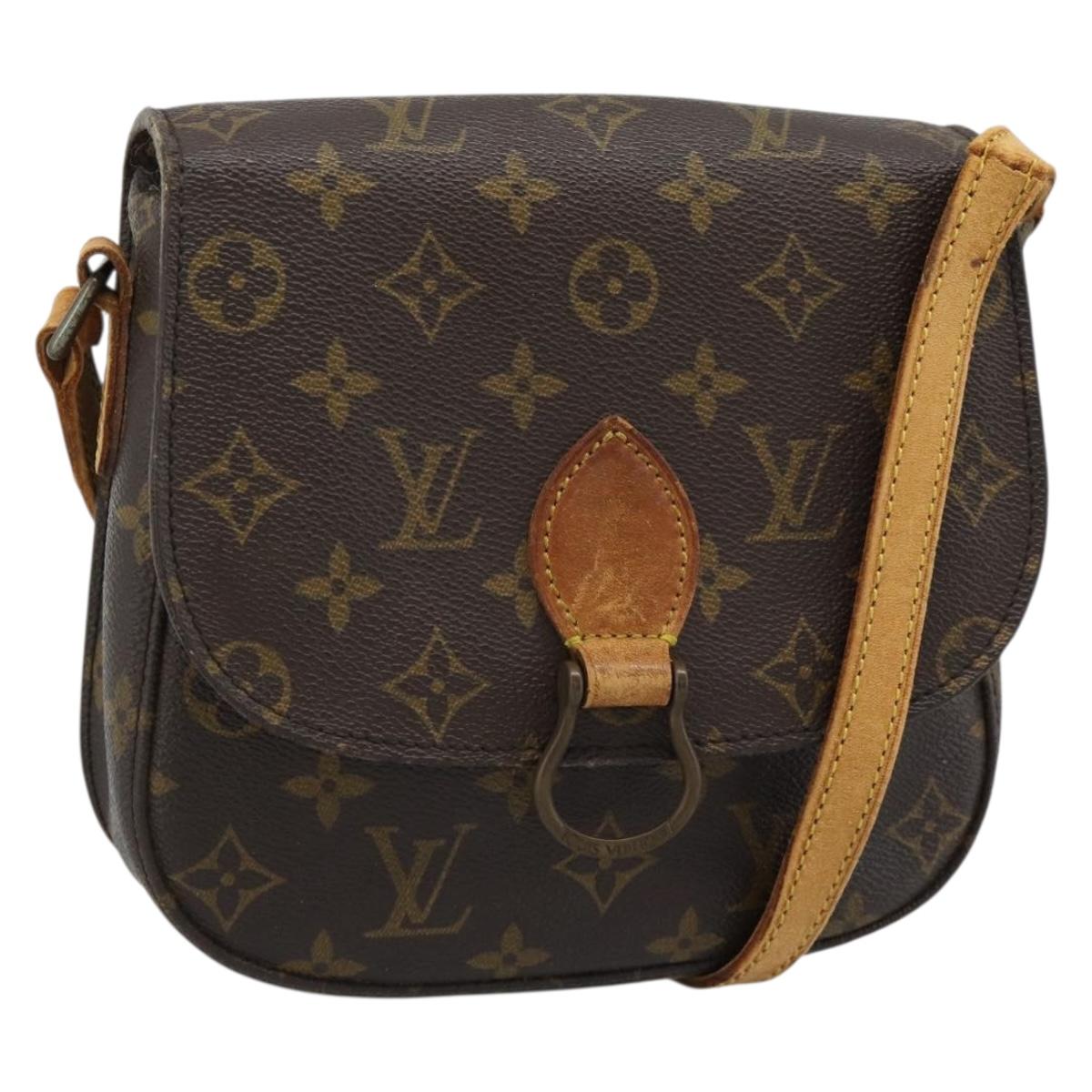 LOUIS VUITTON Monogram Saint Cloud MM Shoulder Bag M51243 LV Auth 190283