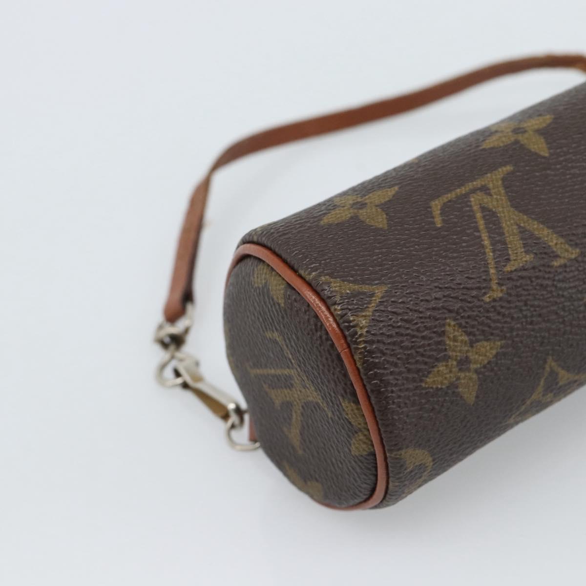 LOUIS VUITTON Monogram Papillon Pouch LV Auth 190286