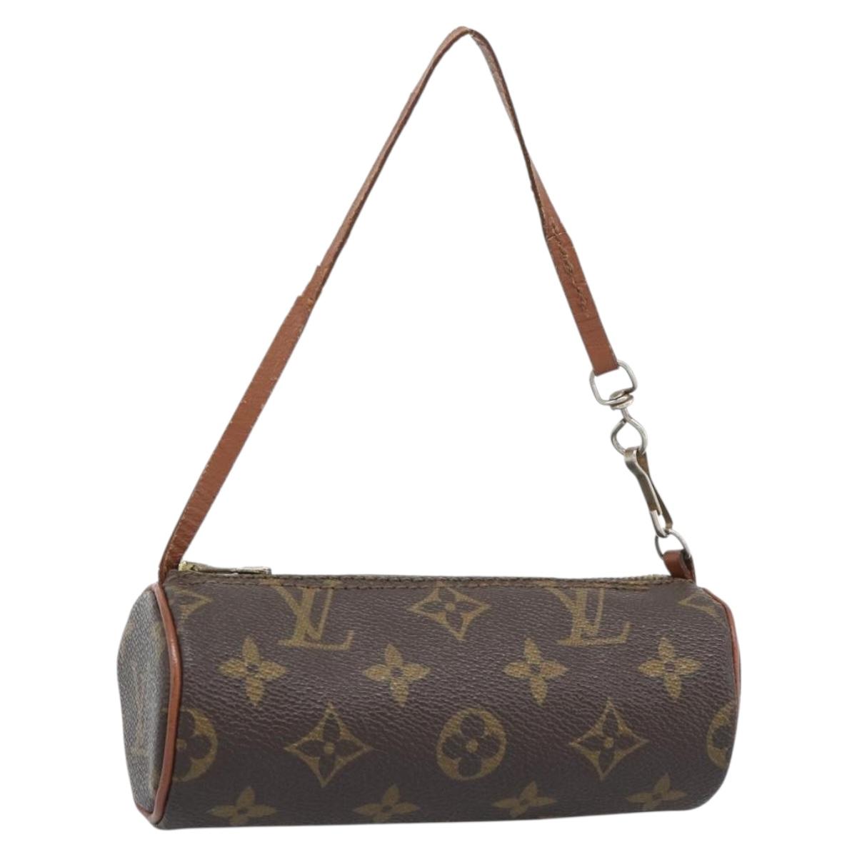 LOUIS VUITTON Monogram Papillon Pouch LV Auth 190286