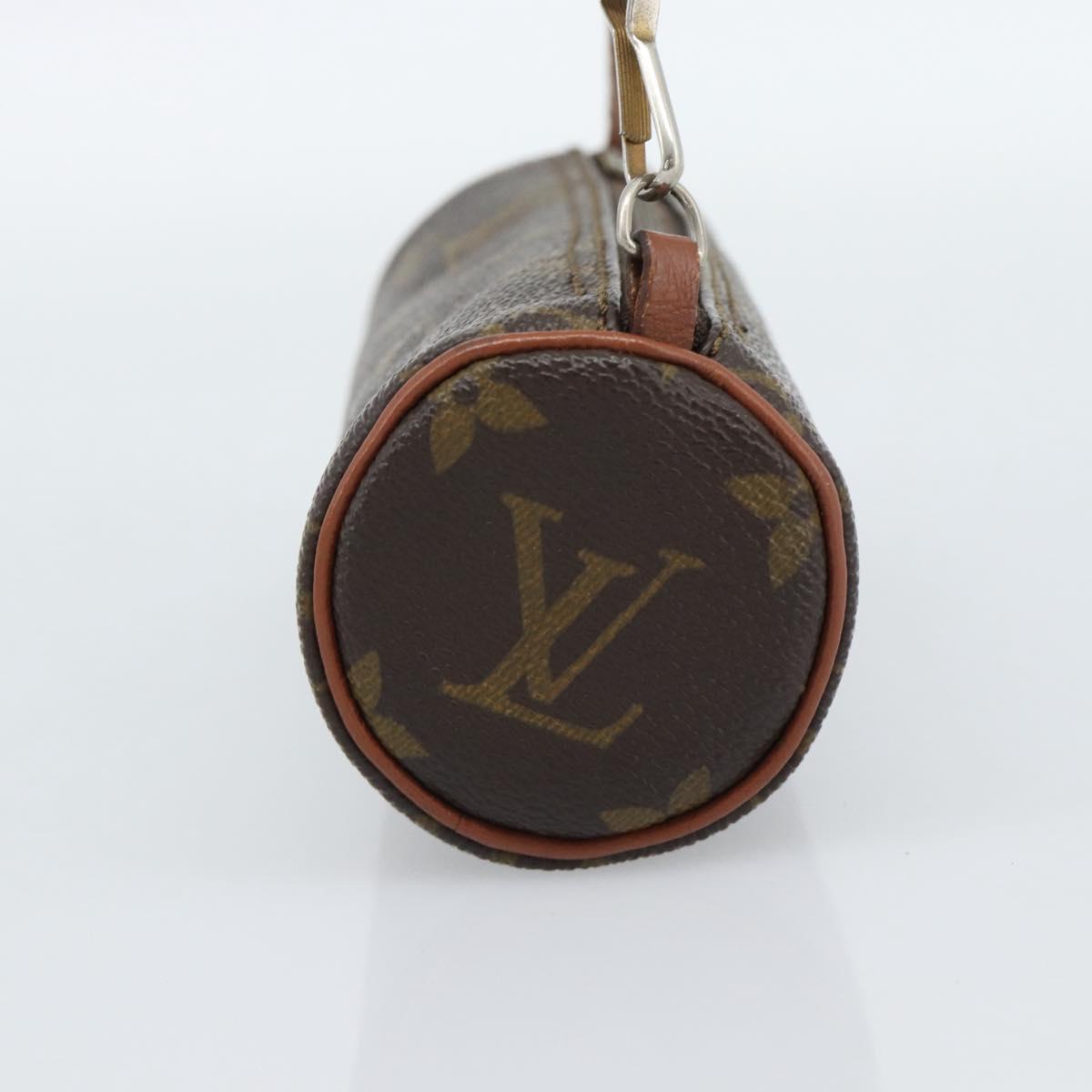LOUIS VUITTON Monogram Papillon Pouch LV Auth 190286