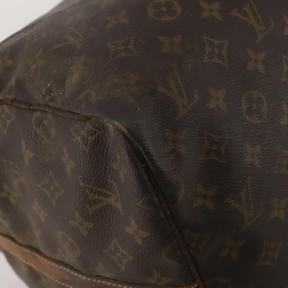 LOUIS VUITTON Monogram Keepall Bandouliere 55 Boston Bag M41414 LV Auth 190288