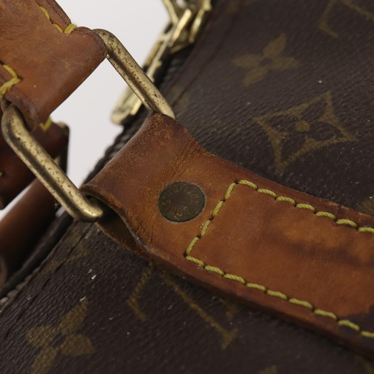 LOUIS VUITTON Monogram Keepall Bandouliere 55 Boston Bag M41414 LV Auth 190288