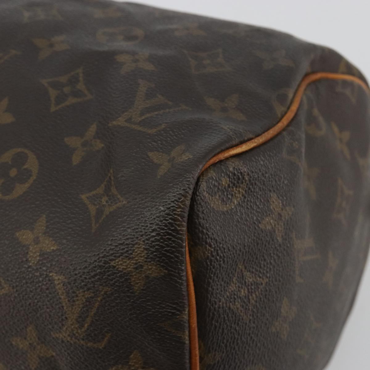 LOUIS VUITTON Monogram Speedy 30 Hand Bag M41526 LV Auth 190289