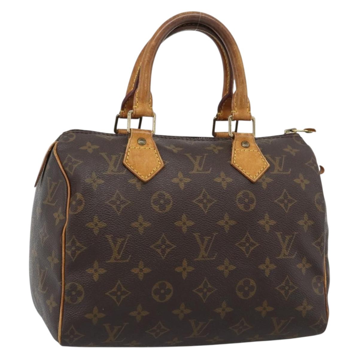 LOUIS VUITTON Monogram Speedy 25 Hand Bag M41528 LV Auth 190291