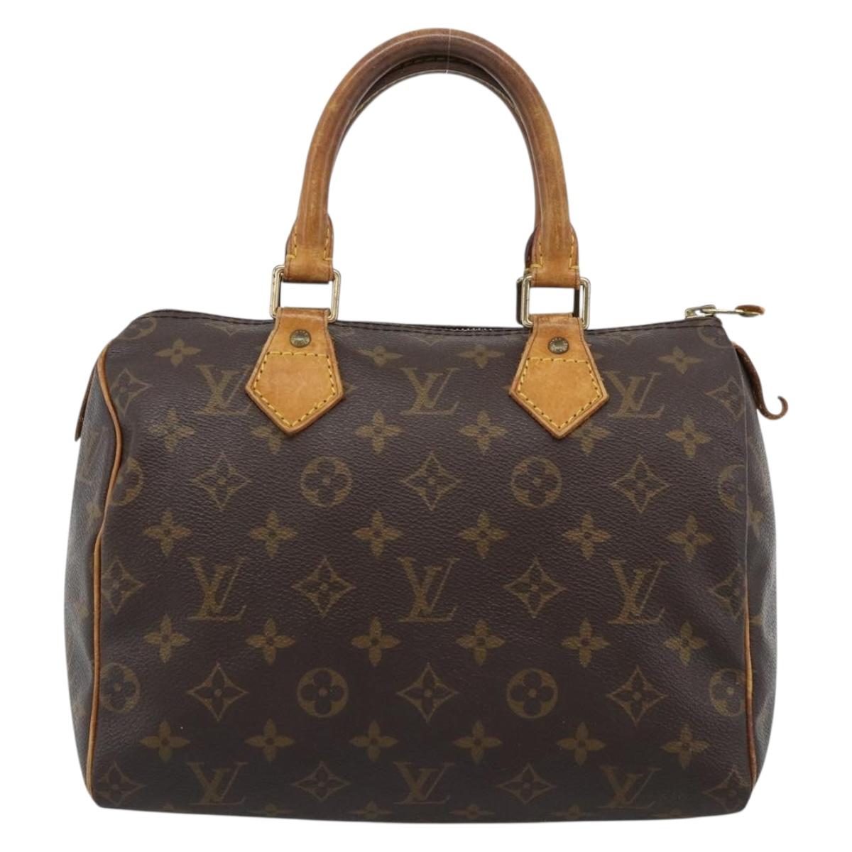 LOUIS VUITTON Monogram Speedy 25 Hand Bag M41528 LV Auth 190291