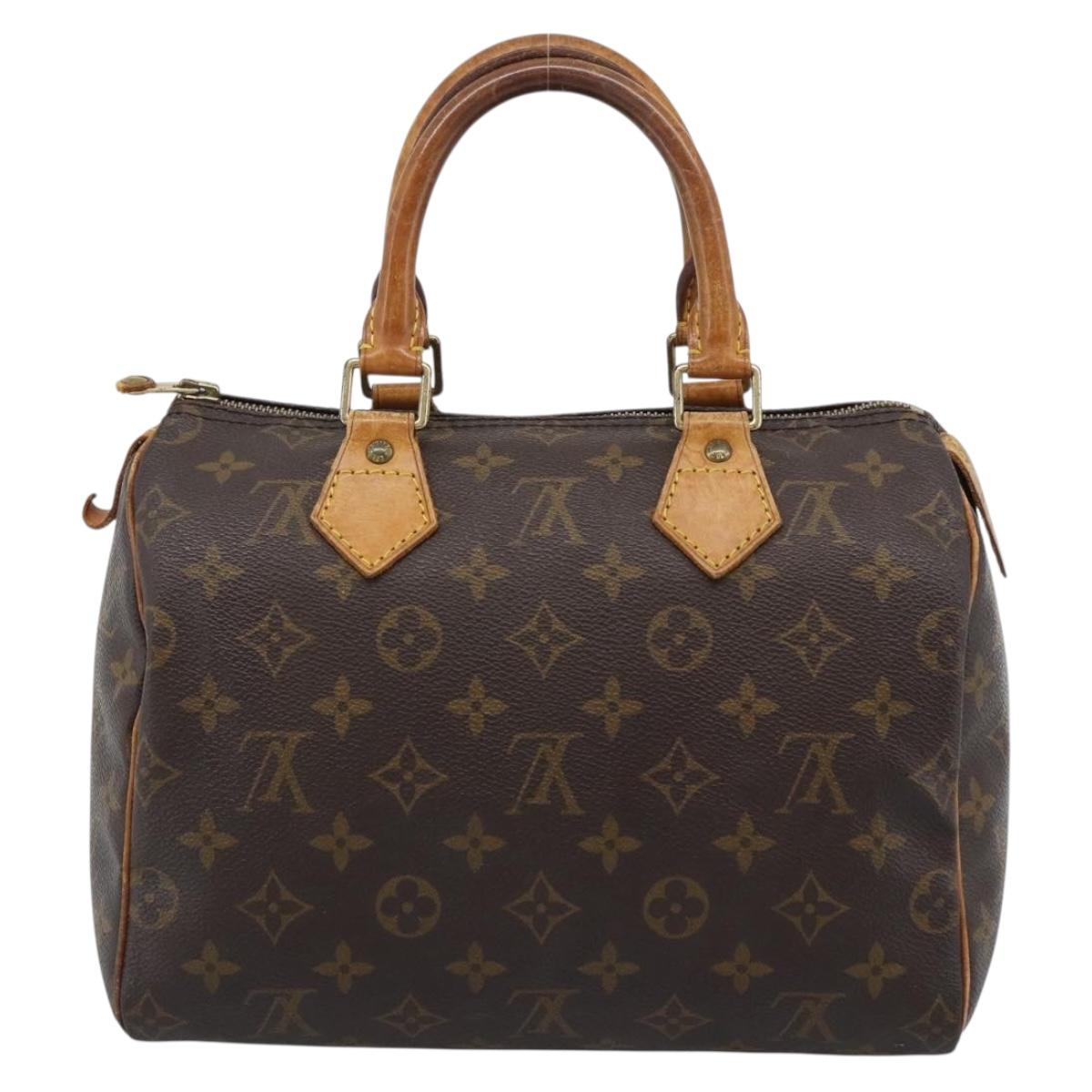 LOUIS VUITTON Monogram Speedy 25 Hand Bag M41528 LV Auth 190291