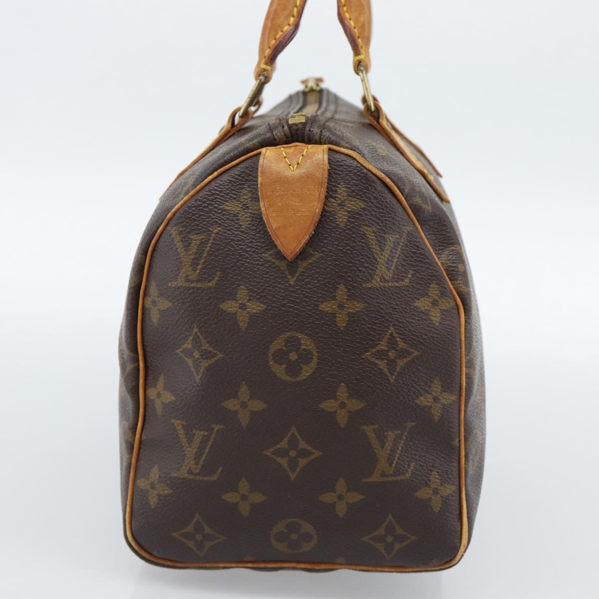 LOUIS VUITTON Monogram Speedy 25 Hand Bag M41528 LV Auth 190291